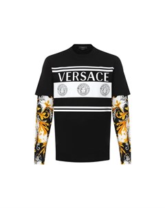 Хлопковый лонгслив Versace