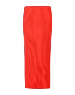 Красная кашемировая юбка Allude