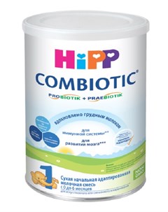 Сухая адаптированная молочная смесь Combiotic 1 350гр Hipp