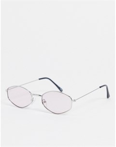 Круглые солнцезащитные очки с розовыми стеклами Jeepers peepers
