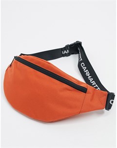 Оранжевая сумка кошелек на пояс Carhartt wip