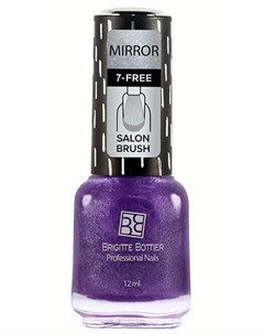 06 лак для ногтей зеркальный фиолетовый MIRROR 12 мл Brigitte bottier