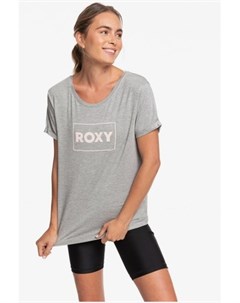 Женская спортивная футболка Simple Little Song SMOKED PEARL kpg0 XS Roxy