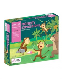 Игра настольная Эмоции обезьянки Chalk&сhuckles