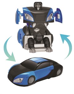 Антигравитационная машина робот Пламенный мотор 3D передвижение на радиоуправлении синяя