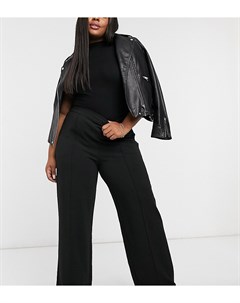 Черные широкие брюки Vero moda curve