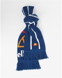 Темно синий шарф с логотипом Ellesse
