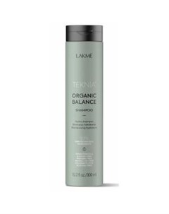 Бессульфатный увлажняющий шампунь для всех типов волос Organic Balance Shampoo 44111 1000 мл Lakme (испания)