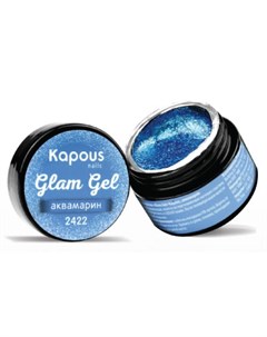 Гель краска для ногтей Glam Gel 2422 2422 аквамарин 5 мл Kapous (россия)