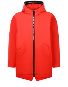 Красная куртка для девочек детская Givenchy