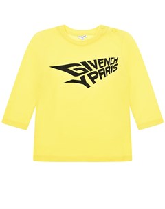 Желтая толстовка с логотипом детская Givenchy