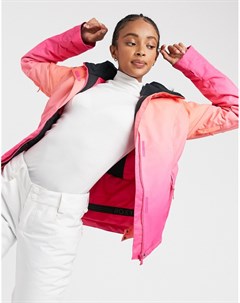 Розовая лыжная куртка с эффектом деграде Jet Ski Roxy