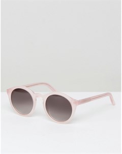 Круглые солнцезащитные очки розового цвета Barstow Monokel eyewear