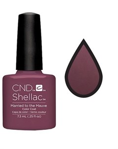 Cnd shellac гель лак married to the mauve 7 3 мл