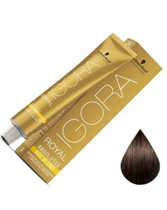 Igora royal краска для волос 6 460 темный русый бежевый шоколадный абсолют Schwarzkopf professional
