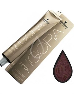 Igora royal краска для волос 4 90 средний коричневый фиолет натуральный абсолют Schwarzkopf professional