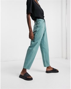 Шалфейно зеленые свободные джинсы в винтажном стиле Wåven