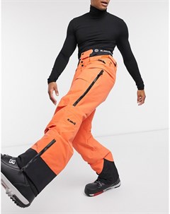 Оранжевые утепленные брюки Planks