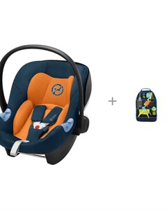 Автокресло Aton M i Size и Вкладыш АвтоБра для новорожденного в детское автокресло Cybex