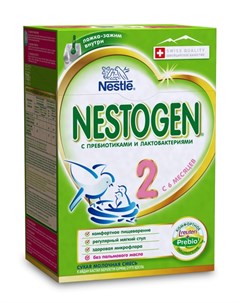 2 Сухая молочная смесь с пребиотиками и лактобактериями L reuteri 700гр Nestogen