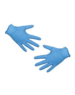 Перчатки нитриловые Стандарт XL голубые 50 пар Клевер