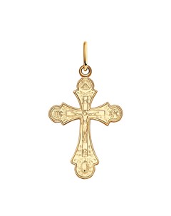 Крест из золочёного серебра Sokolov