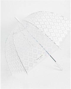 Прозрачный зонт с цветочным принтом Kate spade