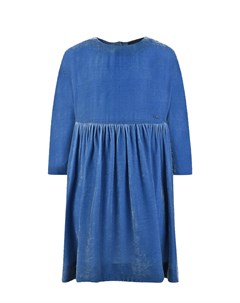 Голубое бархатное платье детское Emporio armani