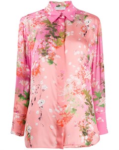 Рубашка с длинными рукавами и цветочным принтом Givenchy