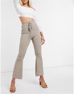 Трикотажные брюки от комплекта со шнурком Fashion union