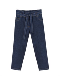 Синие джинсы с поясом детские Dolce&gabbana