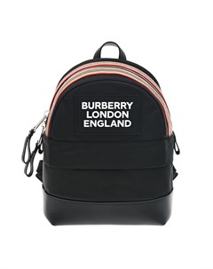Черный рюкзак с контрастной отделкой молнии 24х11 5х28 см детский Burberry