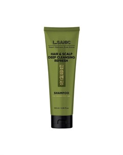 Освежающий шампунь для глубокого очищения волос и кожи головы hair scalp deep cleansing refresh sham L'sanic
