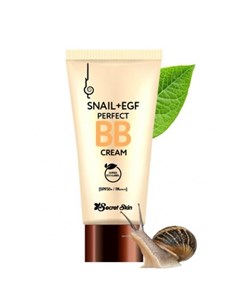 Крем бб с экстрактом улитки snail egf perfect bb cream Secret skin