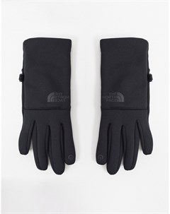 Черные перчатки из переработанных материалов Etip The north face