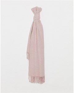 Бледно розовый шарф с кисточками Vero moda