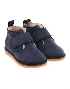 Синие ботинки с подкладкой из овчины детские Emporio armani