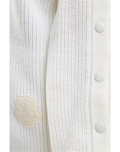 Шерстяной свитер крупной вязки с разрезами на рукавах Moncler