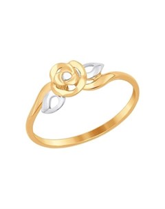 Золотое кольцо Роза Sokolov