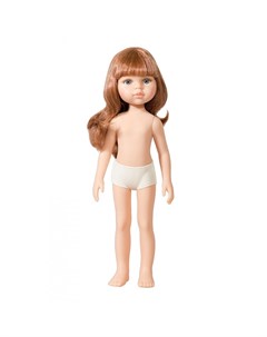 Кукла Кристи без одежды 32 см волнистые волосы челка глаза серо голубые Paola reina