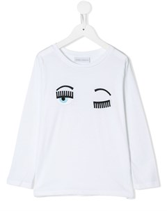 Топ с вышивкой Wink Chiara ferragni kids