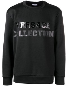 Фактурная толстовка с логотипом Versace collection