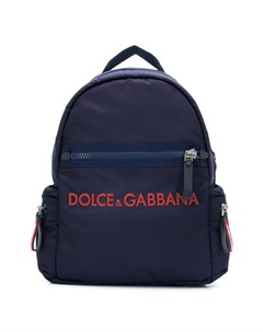 Рюкзак с вышивкой Dolce & gabbana kids