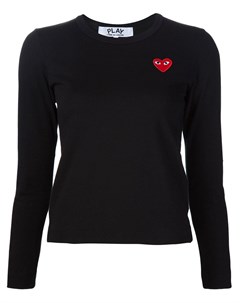 Толстовка с аппликацией сердца Comme des garcons play