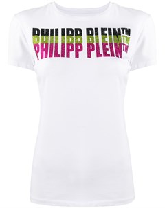 Декорированная футболка с короткими рукавами и логотипом Philipp plein