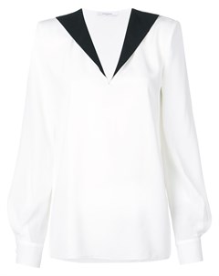 Декорированная блузка с V образной горловиной Givenchy