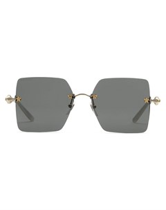 Затемненные солнцезащитные очки в квадратной оправе Gucci eyewear