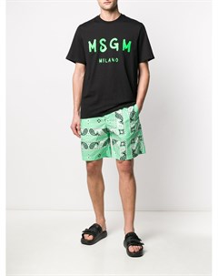 Бермуды с принтом Msgm