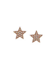 Золотые серьги Julianne Himiko Star с бриллиантами Dana rebecca designs
