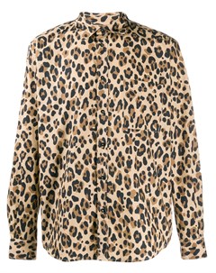 Рубашка с леопардовым принтом Msgm